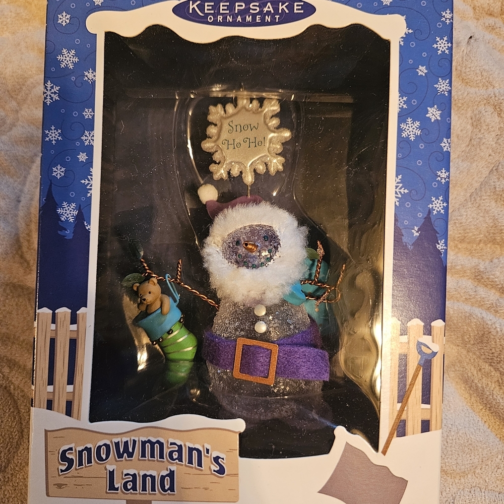 Hallmark Blue and Purple Holiday Ornaments